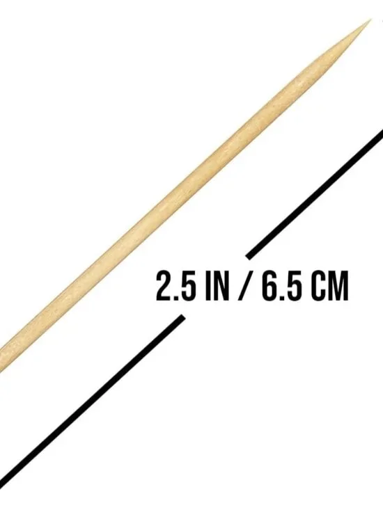 1000 Pcs Bamboo Toothpicks - Double Pointed Wooden Picks - For Personal Hygiene, - Picture 3 of 10